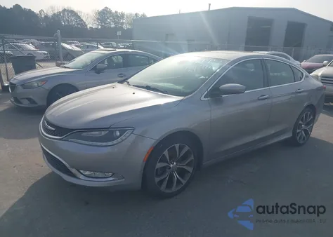 2015 Chrysler 200 C z USA, uszkodzony, nr VIN 1C3CCCCB2FN698355